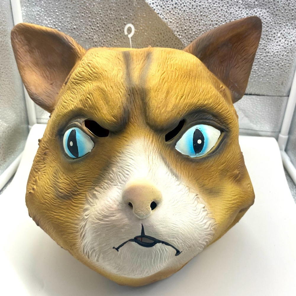 Halloween Novelty Mask Costume Party Latex Cat Cosplay Mask Head Mask New